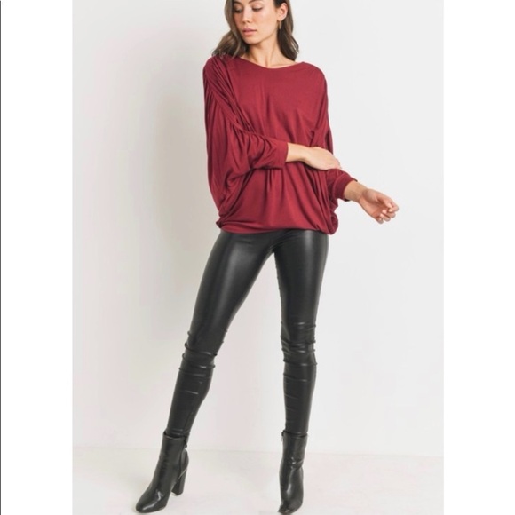 NEW! Shirred Sleeve Top! - Picture 6 of 6